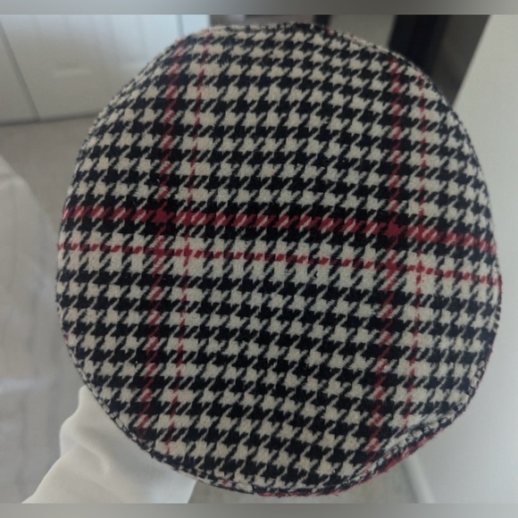 Ruslan baginskiy red white and black baker boy hat - Picture 5 of 6